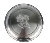 Groothandel 28-50cm RVS druivenplateau rond fruitplateau serveerschaal voor thuis en restaurant