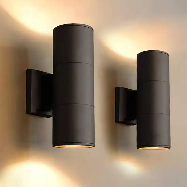 Lâmpada LED de parede para iluminação doméstica, lâmpada de parede IP65 à prova d'água para uso doméstico, cabeça única ou dupla, ideal para iluminação externa, venda imperdível
