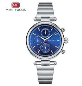 MINI FOCUS 0494L orologio luminoso al quarzo cronografo sportivo di lusso in acciaio inossidabile per le donne orologi moda <span class=keywords><strong>24</strong></span> <span class=keywords><strong>ore</strong></span> su <span class=keywords><strong>24</strong></span> - Product Image 5