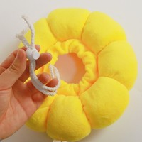 Collier souple pour chat après stérilisation, collier circulaire Eliza en forme de tournesol, anti-léchage et anti-griffures
