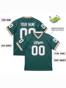 เสื้อเจอร์ซีย์กีฬาตาข่ายทรงโอเวอร์ไซส์ สตรีทแวร์ ไหล่ตก ทรงหลวม น้ำหนักเบา ระบายอากาศได้ดี สไตล์อเมริกัน ฟุตบอลวิทยาลัย สำหรับผู้ใหญ่ - Product Image 6