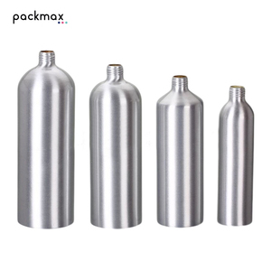Fournisseur d'usine : Bouteilles en aluminium de 30 à 1000 ml, pots à épaule ronde, flacons en aluminium rechargeables pour lotions et cosmétiques sans bouchon - Product Image 2