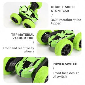 Nuevo Auto a Control Remoto con Rotación de 360 Grados, Luces en las Ruedas y Faros Delanteros, Doble Cara - Product Image 6