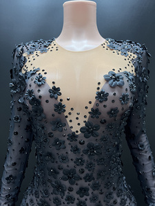 Novance Y4615-C Bekleidung Design Services Geburtstag Diamond Bling Ballkleider 2024 Elegantes Ballkleid Sparkly Luxury Clothing Women - Product Image 3