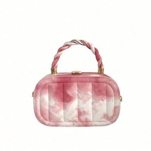 Nouvel Arrivage – Ensembles Sac à Main Carré et Sac Chapeau de Marque Célèbre avec Logo Personnalisé, en Polyester/Coton de Qualité, pour Femme, Idéal Soirées - Product Image 4