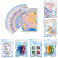 Sacs de voyage en aluminium en gros, mini-pochettes Mylar avec fermeture éclair pour bonbons, vitamines, petits articles et accessoires d'emballage