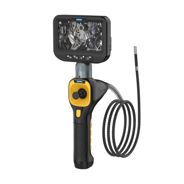 AUTOOL SVB308 360 Degree 4 Ways Articulating Borescope 6mm IP67 Automotive Endoscope Inspection Camera Fit for iPhone Android