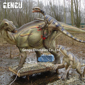 Dinosaure <span class=keywords><strong>de</strong></span> combat animatronique coloré 3D pour espaces publics Écoles pour garderie École maternelle Centre commercial Aéroport Métal - Product Image 6