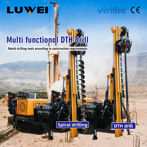 Multi-functional Diesel-Powered Crawler-Type DTH Drilling <strong>Rig</strong> | Custom for Well &amp; <strong>Mining</strong> Engineering Projects 200m Depth - Product Image 3