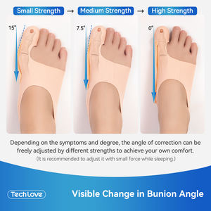 Tech Love Gel Manchon pour fasciite plantaire, support de voûte plantaire en gel, semelles orthopédiques pour <span class=keywords><strong>chaussures</strong></span>, coussinets de talon, chaussettes anti-douleur, soutien orthopédique - Product Image 2
