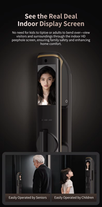 TYSH Serratura Intelligente con Riconoscimento Facciale 3D, 2 Batterie da 4200mAh, Wifi Tuya, Telecamera, Cerradura Biometrica con Impronta Digitale - Product Image 6