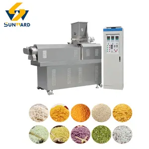 Electric Bread Crumb Production Line Breadcrumbs Extruder facility
