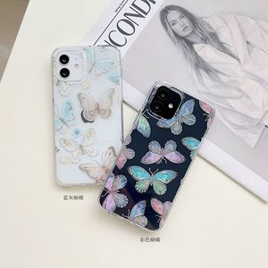 Lovebay — coque rigide en <span class=keywords><strong>tpu</strong></span> pour Iphone, compatible modèles 11, 12, 11, motifs fleurs roses, ou papillon, <span class=keywords><strong>impression</strong></span> Laser - Product Image 5