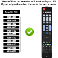 AKB73756567 Control remoto inalámbrico por infrarrojos IR multifunción para televisor inteligente LG Universal
