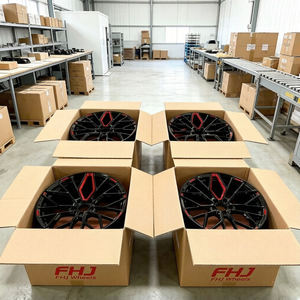 Rines Forjados Personalizados FHJ, Rines de Aleación de Aluminio Forjado, Diseño Cóncavo Profundo, de 17-23 Pulgadas, 5x114.3 para Audi, <span class=keywords><strong>Tesla</strong></span> y BMW - Product Image 3