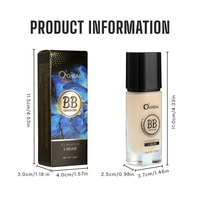 Fond de Teint Liquide Correcteur Anti-Discoloration 30ml Longue Tenue OEM Vente en Gros