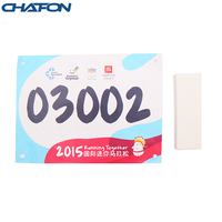 Système de chronométrage de marathon CHAFON EPC-Gen2 RFID avec interface de communication UHF 860-960 MHz et puces jetables pour dossards sportifs Alien H3