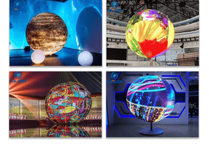 Özelleştirilmiş top LED Video ekran orijinal düzensiz şekil modülü özelleştirilmiş LED ekran 3D HD Globose tüv ile LED ekran - Product Image 6
