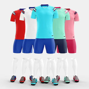 Perlengkapan Sepak Bola Musim Panas Berkualitas Tinggi Asli Pabrik untuk Remaja dan Dewasa, Set Lengkap, Dapat Disesuaikan - Product Image 1