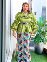 Robes de Soirée Grandes Tailles pour Femmes, Robe Longue de Luxe Africaine à Paillettes, Élégante Tenue de Cérémonie Turque pour Dames Ankara