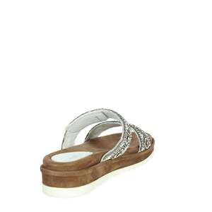 Sandalias de Tacón Cinzia Soft Donna Ciabatta Con Zeppa Blancas para Mujer, Talla 37 - Product Image 2