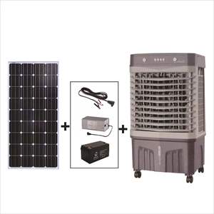 Nouveau ventilateur de refroidissement et éclairage avec ventilation pour conteneur maritime, garage et usage extérieur - Refroidisseur d'air industriel portable à 3 vitesses - Product Image 5