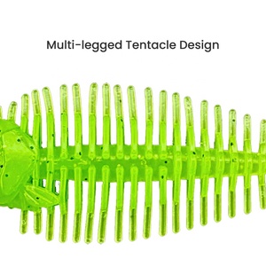 Hot Bán 6Cm/2G Mềm Worms Bait Nhân Tạo Bass Mặn Và Cá Mềm Mồi Câu Cá Mồi - Product Image 4