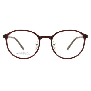 Óculos <span class=keywords><strong>Ultem</strong></span> com Armação Redonda, Contorno Suave e Textura Refinada para Combinação Diária Sem Esforço - Product Image 2