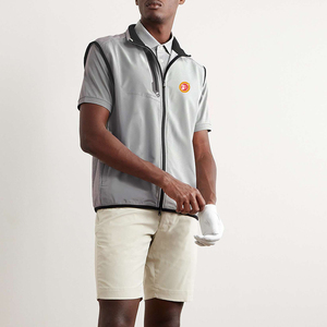Golf Mặc Chất Lượng Cao Tùy Chỉnh Windproof Nước Radices Sileris Chống Áo Khoác Polyester Giản Dị Golf Vest Người Đàn Ông - Product Image 4