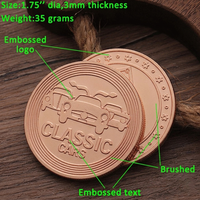 Barres de cuivre vierges gravées en métal moulé sous pression, lingots de cuivre massif vierges, pièces de monnaie en cuivre de 10 oz, 5 oz, 1 oz