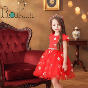 Vestido de Navidad de estilo occidental para niñas, tutú para fiesta, cumpleaños, 5 años - Product Image 1