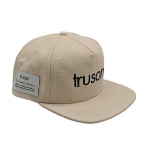 Casquettes brodées 3D à 5 panneaux personnalisées en usine, taille ajustable, casquettes à visière plate, chapeaux de qualité supérieure, casquettes snapback - Product Image 1