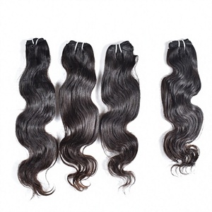 Extensions de Cheveux Naturels Bruts Indiens Remy Vierge Bodywave, Alignement des Cuticules, Haute Qualité - Product Image 1