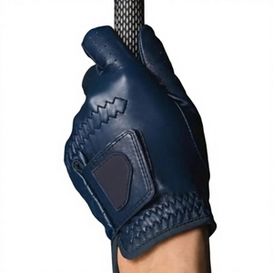 Guantes de Golf de Cuero Azul Genuino, Completos, Antideslizantes, Cómodos, para Golfistas, para Todas las Estaciones - Product Image 3