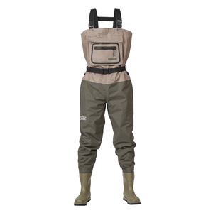 Waders Da Pesca Gonex In Nylon 70D/PVC | Impermeabili Con Stivali Antiscivolo | Regolabili Con Bretelle E Cintura | Per Uomini E Donne Taglia EU 47