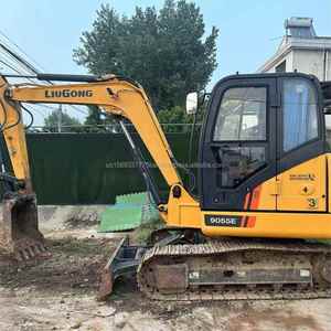 Venta Directa de Miniexcavadora Fabricada en China, Excavadora de Orugas de 5 y 6 Toneladas, Excavadora Usada LiuGong CLG 9055E - Product Image 6