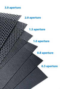 Maille en plastique PVC directe d'usine avec un grand nombre d'ouvertures carrées en stock poinçonnage PC - Product Image 6