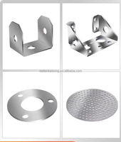 Composants de tôlerie sur mesure de haute précision, pliage, supports en acier inoxydable/acier au carbone/aluminium, surface mécanique