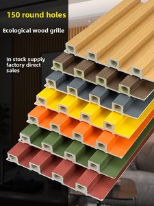 Muestra Gratuita con Entrega a Domicilio: Rejilla Ecológica de Madera, Panel Cilíndrico de Fibra de Bambú para Pared, Material Decorativo - Product Image 6
