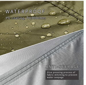Pour Woqi Portable Camping Tente avec Pluie Fly <span class=keywords><strong>Tarp</strong></span> <span class=keywords><strong>Moustiquaire</strong></span> Nylon Parachute Conception Aluminium et Acier Poteaux pour Extérieur et Plage - Product Image 5