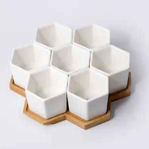 Keramik Mengkilap Unik Ramah Lingkungan Grosir Keramik Putih Vas Taman Sukulen Kecil Tidak Mudah Pecah Dalam Ruangan Pot Bunga Plante