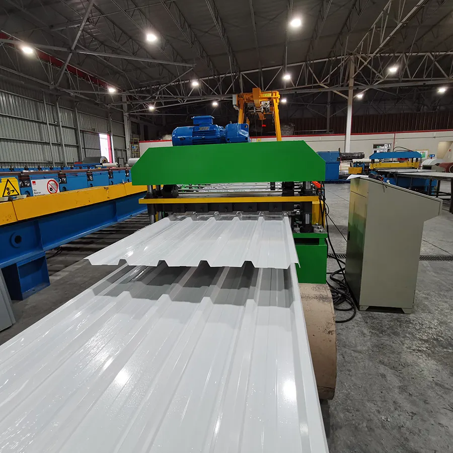 Sheets Roofing Machine Tile Making Machine Corrugated and Trapezoid Roofing Tile Roll Forming Machine Double Layers Metal Steel