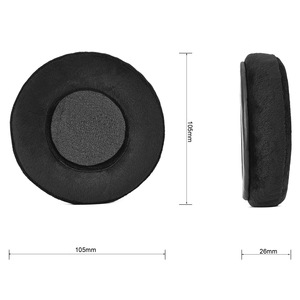 Almohadillas para los oídos de cuero genuino y terciopelo grueso compatibles con DT770 Pro, DT880 Pro y <span class=keywords><strong>DT990</strong></span> - Product Image 2