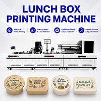 Machine d'impression industrielle pour boîtes à lunch, imprimante numérique haute précision pour la fabrication de solutions d'emballage alimentaire à emporter