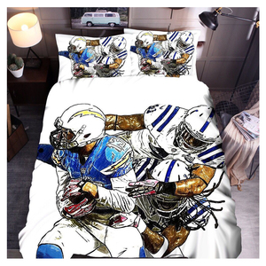 95% + Sắp Xếp Lại Tỷ Lệ OEM Odm Nhà Vua Kích Thước Duvet Bìa Bộ Đồ Giường Đặt 3D In Ấn Phim Hoạt Hình Mô Hình - Product Image 6