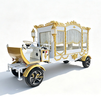 Cercueil électrique de style calèche chinoise à chevaux à vendre / Voiture funéraire pour salon funéraire