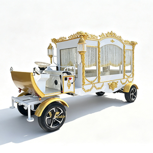 Cercueil électrique de style calèche chinoise à chevaux à vendre / Voiture funéraire pour salon funéraire - Product Image 6