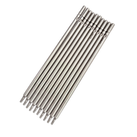SANYU S2 Alloy Steel Torx Screwdriver Bits Kelas Industri Lapisan Krom Berbagai Ukuran Bit 60mm/80mm/100mm/150mm OEM