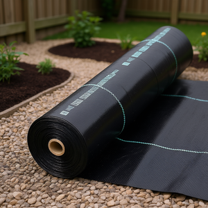 Malla Paisajística Premium de 4 pies x 300 pies, Geotextil Tejido para Control de Malezas, Bloqueador de Grava para Jardín, Alta Permeabilidad - Product Image 2