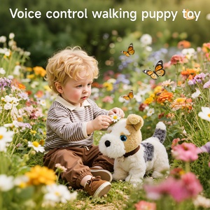 Juguete Interactivo para Niños Tumama, Perro de Peluche Realista <span class=keywords><strong>Jack</strong></span> <span class=keywords><strong>Russell</strong></span> <span class=keywords><strong>Terrier</strong></span>, Control por Voz, Perro de Peluche Inteligente que Canta - Product Image 2